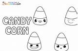Candy Corn Coloring Pages sketch template