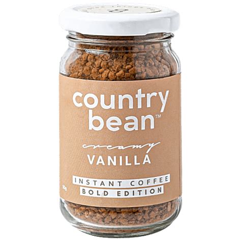 Buy Country Bean Creamy Vanilla Bold Instant Coffee - 100% Arabica, Rich, Strong & Smooth Online ...