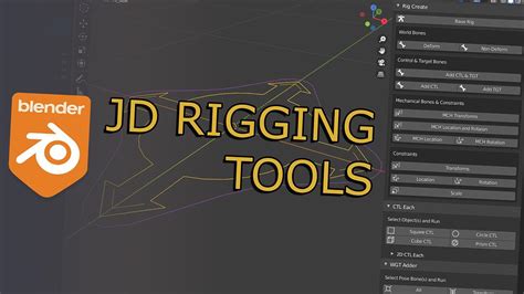 JD Rigging Tools - Free Addon for Blender 2.8