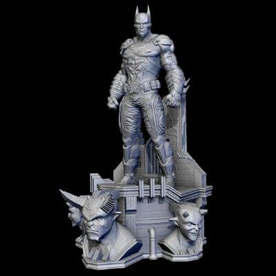 Batman Beyond - 3D Model by 3DModelDesigner