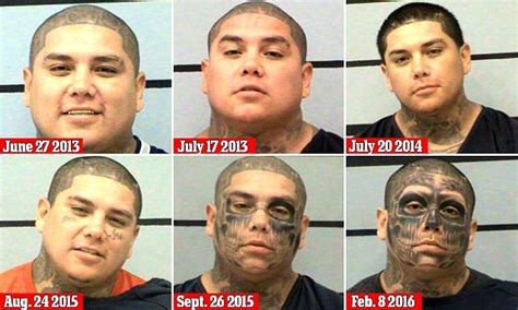 Texas Tango Blast tattooed gang member sentenced | Daily Mail Online