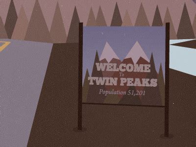 Twin Peaks Poster - The Sign by Alexander Danling on Dribbble