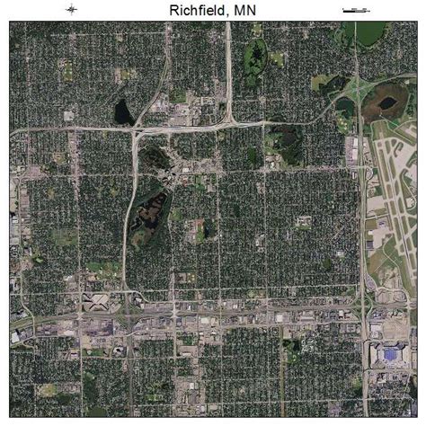 Aerial Photography Map of Richfield, MN Minnesota