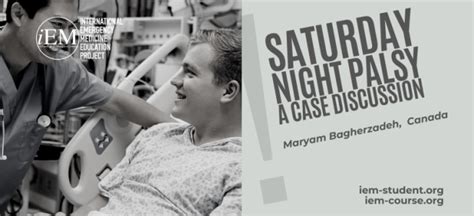 Saturday Night Palsy: A Case Discussion – International Emergency ...