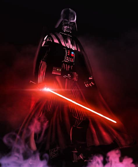 Darth Vader by GillesMareschalArt on DeviantArt | Star wars background, Star wars pictures, Star ...