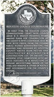 Houston County Courthouse - Crockett, Texas - Photograph Page 3