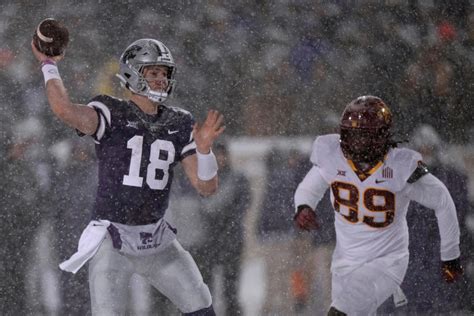 Former Kansas State football quarterback Will Howard will finish his ...