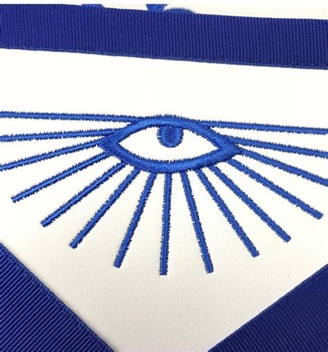 Masonic Blue Lodge Machine Embroidered Aprons - DC Regalia