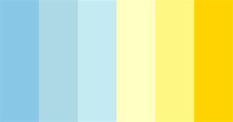 Light Blue And Yellow Color Scheme » Blue » SchemeColor.com