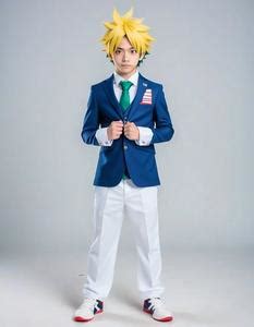 Hero Academia Cosplay Male Face Swap ID:1075434