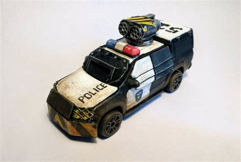 Gaslands post apocalyptic police car | Custom hot wheels, Hot wheels cars, Car inspiration