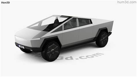 360 view of Tesla Cybertruck concept 2022 3D model - 3DModels store