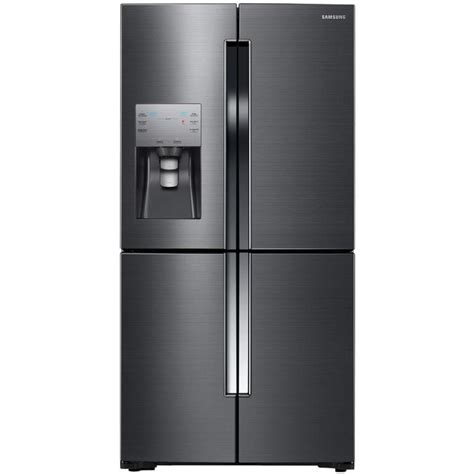 Samsung FlexZone 22.5-cu ft 4-Door Counter-Depth French Door Refrigerator with Ice Maker ...