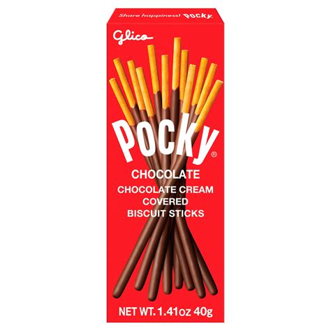 Pocky Chocolate Cream Covered Biscuit Sticks, 1.41 oz - Walmart.com