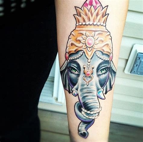 asian elephant tattoo | Elephant tattoo design, Elephant tattoo ...