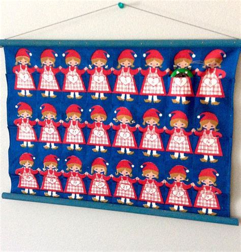 Danish Christmas Advent Calendar by Jangaard Vintage Christmas | Etsy | Christmas advent ...