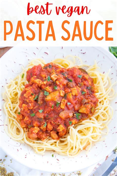 Best Vegan Pasta Sauce in 2021 | Vegan dinner recipes, Vegan pasta recipes, Vegan comfort food