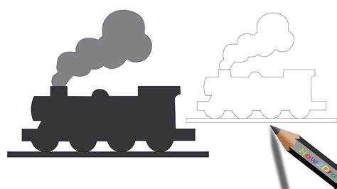 How To Draw A Classic Steam Locomotive From Scratch - vrogue.co