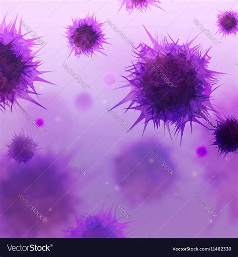 Virus background Royalty Free Vector Image - VectorStock