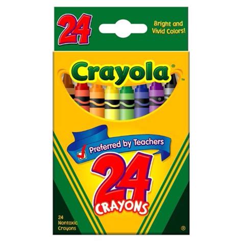 Crayola Crayons Box, 24 Count (Pack Of 6) - Walmart.com - Walmart.com