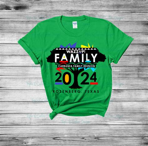 WAZZUP Family - Reunion Shirt in 2024 | Family reunion shirts, Family ...