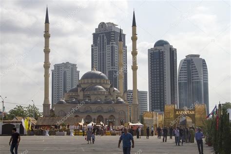 GROZNY, RUSSIA - SEPTEMBER 7: Mosque Heart of Chechnya on the ...