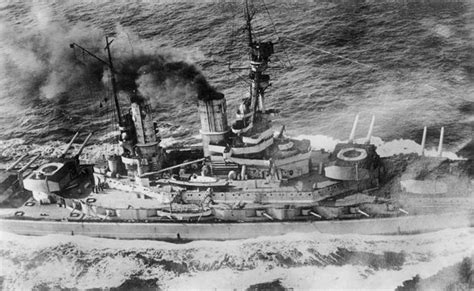 German battleship SMS Bayern and her sister Baden were Germany's only WW1 15 in battleships ...