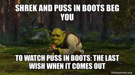 Shrek 2 - Puss in Boots The Last Wish Meme by SuperMarioFan65 on DeviantArt