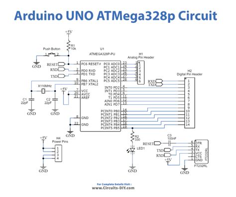 Atmega328p Circuit Diagram