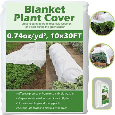 Amazon.com: Valibe Plant Covers Freeze Protection 10 ft x 30 ft ...