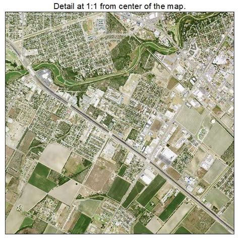 Aerial Photography Map of Harlingen, TX Texas