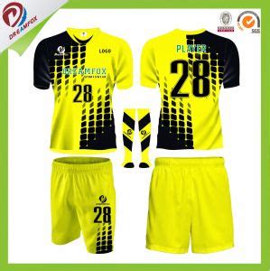 China Dreamfox Custom Quick Dry Digital Sublimation Soccer Jersey Design for Wholesales - China ...