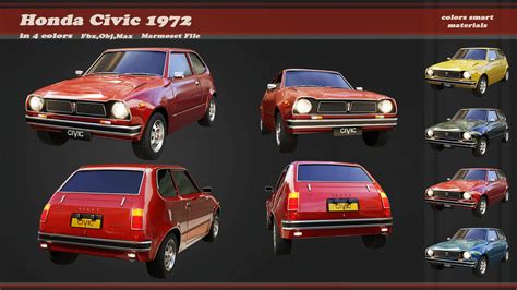 Honda_Civic_1972 - FlippedNormals