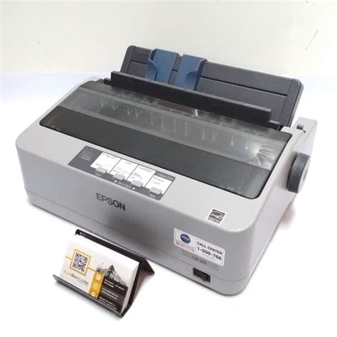 Epson LX-310 Black & White Impact Dot Matrix Single-Function Printer, Upto 390 cps ...