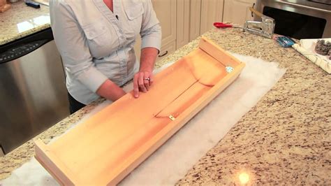 How to Cover a Cornice Board : DIY Home Decor Tips - YouTube