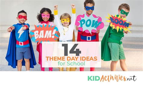 14 Theme Day Ideas for School | Theme days, Kindergarten themes ...