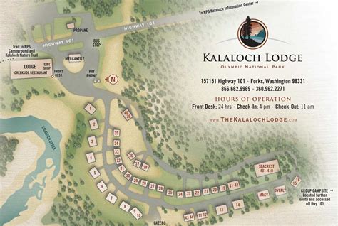 Maps & Directions to Kalaloch Lodge at Olympic National Park