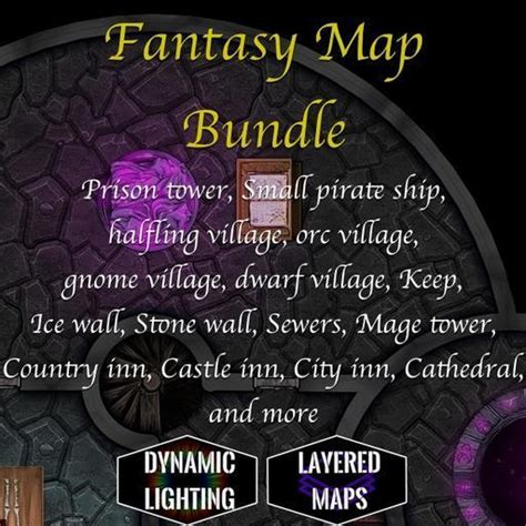 Fantasy Maps Bundle - Dynamic Lighting | Roll20 Marketplace: Digital goods for online tabletop ...