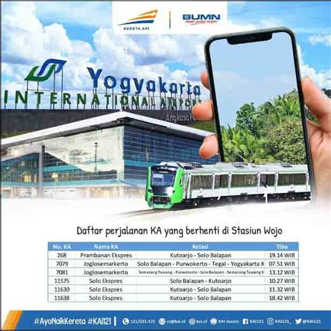 Jadwal dan Rute KA Bandara YIA Yogyakarta 2021 - Tours By Rail