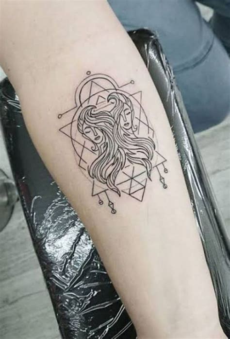 Gemini twin tattoo | Gemini tattoo, Geometric tattoo, Geometric tattoo girl