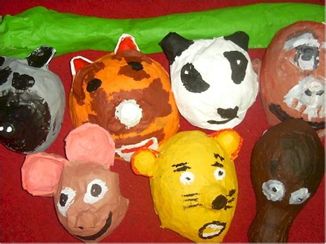 Paper Mache Animal Masks Lesson Plan: Sculpture Activities and Lessons ...