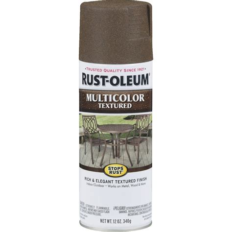 Autumn Brown, Rust-Oleum Stops Rust Multi-Color Textured Spray Paint ...