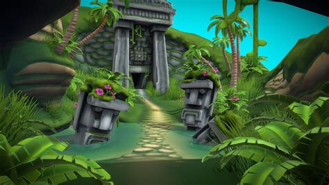 Jungle Environment - Download Free 3D model by Bindestrek (@KNUT-OLAV_UTISTOG) [4133ba3] - Sketchfab
