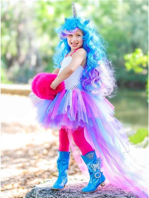 Girls Pop Star Unicorn Halloween Costume | Unicorn halloween costume, Unicorn costume kids ...