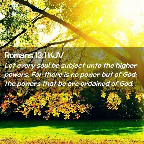 Romans 13:1 KJV Bible Verse Images