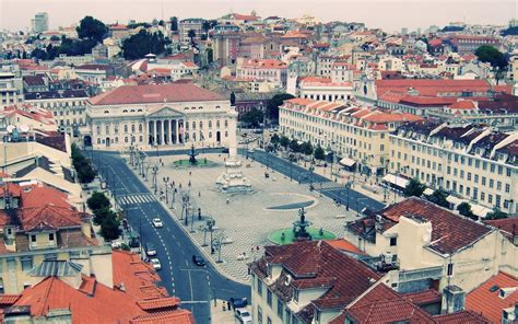 Rossio Square Lisbon | Full HD Desktop Wallpapers 1080p