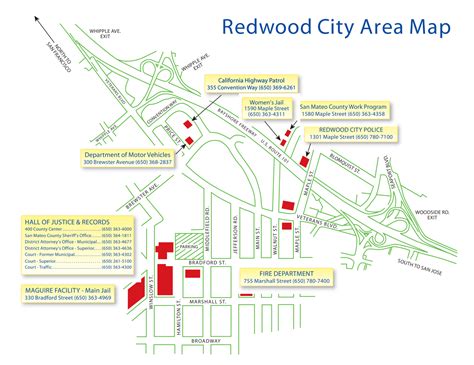 Area Map | City of Redwood City