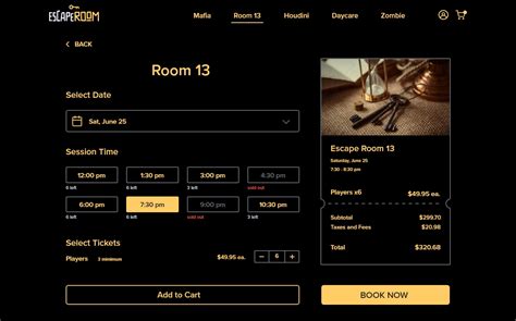 Escape Room Booking Software All-in-One Platform