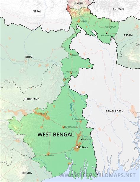 West Bengal Maps