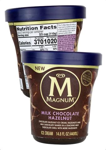 Magnum Ice Cream Nutrition Label | Besto Blog